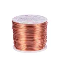 BENECREAT 1mm Aluminiumdraht 150m Lang(492 Füße) Eloxiert Schmuck Handwerk machen Friesen Floral farbigen Aluminium Craft Draht - Kupfer