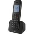Telekom Telefon Sinus 207, schwarz, schnurlos