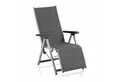 KETTLER Gartenstuhl Kettler Relaxsessel Basic Plus padded silber/anthrazit Hochlehner
