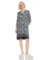 STREET ONE Damen A143956 Tunika Kleid mit Print, Mehrfarbig, 34