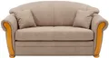 Schlafsofa HOME AFFAIRE "Milano", beige, B:174cm H:87cm T:88cm, Sofas, Schlafsofa, Hoher Sitzkomfort mit Schlaffunktion und Bettkasten, incl. Zierkissen