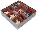 Feldherr Organizer kompatibel mit HeroQuest (2021): Die Horde der Oger - Brettspielbox - Sortierbox zum Aufbewahren von Figuren + Zubehör der Erweiterung