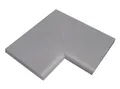 WESERWABEN® Pool- / Beckenrandsteine - Margo Perlgrau Element Ecke 90° 49,5 x 31 x 3,2 cm Flache Steine