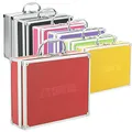 AR Carry Box® Kleiner Alukoffer Werkzeugkoffer Aluminium Koffer leer 260x210x80mm Farbe Rot