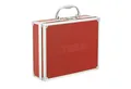 ECI Tools Werkzeugkoffer Aluminium Koffer Rot Box mit Schaumstoffeinlage 560027