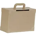 Décopatch Braunes Pappmaché, Urne Koffer 14,5x36x23,5cm - Kartonbraun EV002O
