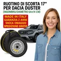 Notrad 17" Dacia Duster 5-Loch Mit Tasche R17 DOT 2025 Italia Top OK