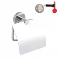 Tesa - Wc-papierrollenhalter Smooz Mit Deckel Toilettenpapierhalter