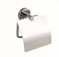 tesa Toilettenpapierhalter tesa WC-Papierrollenhalter Smooz mit Deckel