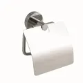tesa WC-Papierrollenhalter Smooz mit Deckel  Toilettenpapierhalter