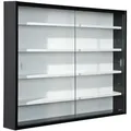 Hängevitrine Collecty ca. 80x60 cm Schwarz/Weiß