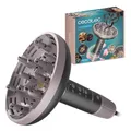 Cecotec Diffusor-Haartrockner für Locken XXL DryWave Nébula Black. 1300W, Arganöl und Keratin, Brushless-Motor, PlasmaTech Antifrizz, Soft-Modus, 3 Geschwindigkeiten und Temperaturen, 12 Zinken