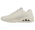 Skechers Herren UNO Stand ON AIR Sneaker, Off White Durabuck/Mesh, 45 EU
