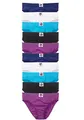 1001-kleine-Sachen 10er-Pack Damenslips Blume Slip im Multipack aus Baumwolle Unterhosen in 5 Farben, Größe 36/38, 40/42, 44/46, 48/50, 52/54 (48/50)