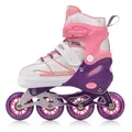 meteor Rox sichere verstellbare Kinder Inline‑Skates – Inliner für Mädchen Jungen – ABEC‑7 Carbonlager PU‑Räder 72 mm 80 A Aluminiumrahmen – Größen S 30‑33 M 34‑37 L 38‑41