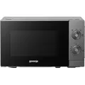 Gorenje MO20E1T4 Mikrowelle, 20 Liter, 700W, AquaClean, Auftaufunktion, 5 Leistungsstufen, Grau - Silber