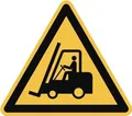 Hinweisschild Flurförderzeuge ISO 7010 Dreieck 200x200x200mm PVC (195051100)