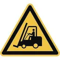 Neutralware Hinweisschild 20cm Warnung vor Flurförderzeugen Hart-PVC