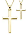 Amoonìc Kreuz Kette Kommunion Mädchen Junge Gold | Geschenke zur Erstkommunion Konfirmation Firmung Taufe Taufgeschenk | Kreuzkette Kinder Halskette Anhänger Kreuzanhänger Taufkette Schmuck Geschenk