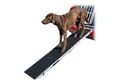 Petigi Hunderampe Einstiegshilfe Hunderampe Alu Hundetreppe Klappbar Rampe 122 - 244 cm