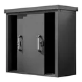 GFP Primeyard Geräteschrank LEON aus Metall Gartenschrank inkl. Boden, anthrazit 135x55x112 cm
