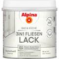 ALPINA Fliesen-Lack "Bad & Küche", Baumwollweiß, seidenmatt, 500 ml - weiss
