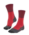 FALKE Herren Wandersocken TK2 Explore M So Wolle Funktionsmaterial antiblasen dick 1 Paar, Rot Big Red 8178, 44-45