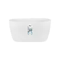 elho Brussels Orchidee Duo 25 - Blumentopf für Innen - Ø 24.8 x H 12.0 cm - Weiß/Weiss
