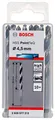 Bosch Professional 10 Stück HSS Spiralbohrer PointTeQ (für Metall, 4,5 x 47 x 80 mm, Zubehör Bohrschrauber)