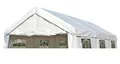 DEGAMO Ersatzplane Dachplane Partyzelt 4x4 Meter, PVC Weiss 480g/m², incl. Spanngummis
