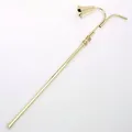 Kerzen Dochtscheren /-löscher Löscher Ausziehbar Max.100 cm, Messing, Gold