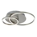 Briloner "Frames" LED Deckenleuchte - drehbar Metall matt-nickel 390x300x80mm