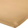 Erwin Müller Topper-Spannbettlaken Freising Elasthan-Jersey-Stretch - beige Größe 120x200 cm - 130x220 cm - dehnbar, antipilling, bügelfrei, Rundumgummi
