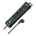 Brennenstuhl Steckdosenleiste 4-fach 1951140100 Premium-Line schwarz 1,8m