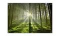 artissimo Poster Garten-Poster 90x60cm Wald Bäume grün Outdoor-Deko, Outdoor-Poster: Wald & Bäume