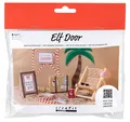 creativ company Kreativset Mini Bastelset Wichteltür Im Urlaub, (5-tlg), 5 Teile
