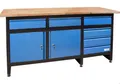 Güde 40481 GW 6/2XL Werkbank FSC Zertifizierte Arbeitsplatte Max.300 kg Traglast
