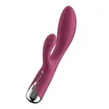 Satisfyer Spinning Rabbit 1 Rabbit-Vibrator | Rotation für G-Punkt und Klitoris | Sex-Spielzeug aus Silikon für Frauen | Stimulation mit Drehfunktion | 12 Vibrations- und 5 Rotationsprogramme | Beere