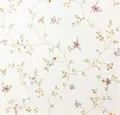 Landhaus Tapete Pastel A.S. 93770-1 Blumenranke violett grün weiß (2,02€/1qm)