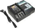 vhbw Ladegerät kompatibel mit Makita BTD141, BTD140Z, BTD141Z, BTD142SHE, BTD142HW, BTD144RFE, BTD144, BTD140SFE Werkzeug Li-Ion-Akkus, 14,4 V