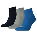 PUMA Socken Quarter blau|bunt|grau 35/38 EU