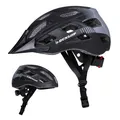 Dunlop Fahrradhelm mit Licht Verstellbar von 55 bis 58 CM Größe M LED-Beleuchtun