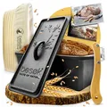 besok Brotbackform mit Deckel, Gärkorb & Teigmesser - Gusseisen Backform Brot backen Zubehör - Kastenform Brot, Toastbrot Backform, Kasten Brotform, Auflaufform, Kastenform, Brotform eckig