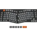Keychron K15 Max QMK Wireless Mechanische Tastatur, RGB LED, Hot-Swap, QWERTY US, Layout Gateron Red - K15M-H1 - Schwarz