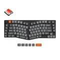 Keychron K15 MAX Custom Wireless Mechanische Tastatur 2.4 GHz/Bluetooth/USB-C, Hot-swap, RGB, QMK/VIA Programmierbare Makros, PBT Keycaps, für Mac Windows, Super Red Switch