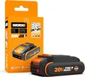 Worx WA3639 PowerShare Akku 20V 2Ah Ersatzbatterie kompatibel mit 20V Geräten