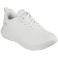 Skechers BOBS SQUAD CHAOS FACE OFF Sneaker Freizeitschuh, Halbschuh, Schnürschuh mit Komfort-Innensohle weiß 40 EU