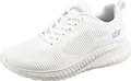 Skechers Bobs Squad Chaos Face Off Damen Sportschuhe, Weiß, 40 EU