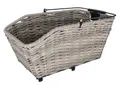 KLICKFix Structura GT Korbklip Fahrradkorb, Schilf Grau, 20 x 24 x 44 cm, 18 l