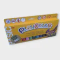 PlayColor 200359 Buntstiftkasten12 feste Temperafarben, 2610731, MULTICOLOR